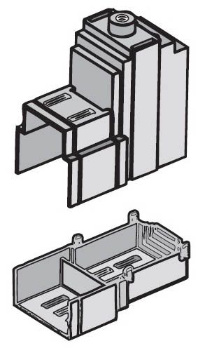 ABB OZXB5K Крышка клеммная 1комплект=3шт.