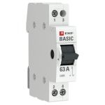 EKF Basic Трехпозиционный переключатель 1P 63А EKF Basic Трехпозиционный переключатель 1P 63А