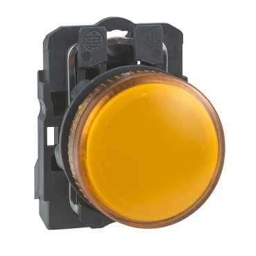 SE XB5 Лампа сигнальная 22мм желтая 48-120В