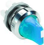 ABB Переключатель M3SS2-21L (короткая ручка) синий 3-х позиционный с подсветкой (только корпус) с возвратом в среднее положение