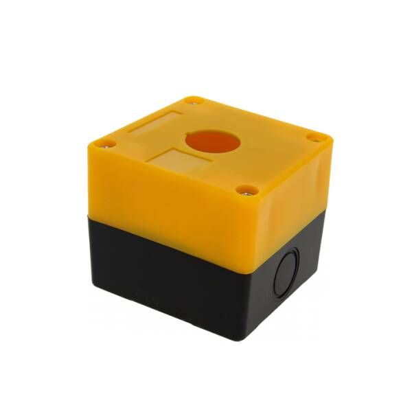 EKF PROxima Корпус КП101 пластиковый 1 кнопка желтый