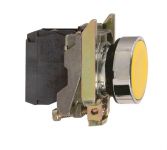 SE XB4 Кнопка желтая с возвратом 22мм