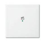 ABB Basic 55 Альпийский белый Клавиша одинарная free@home, сцена ABB Basic 55 Альпийский белый Клавиша одинарная free@home, сцена