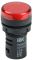 IEK Лампа AD22DS(LED)матрица d22мм красный 36В AC/DC