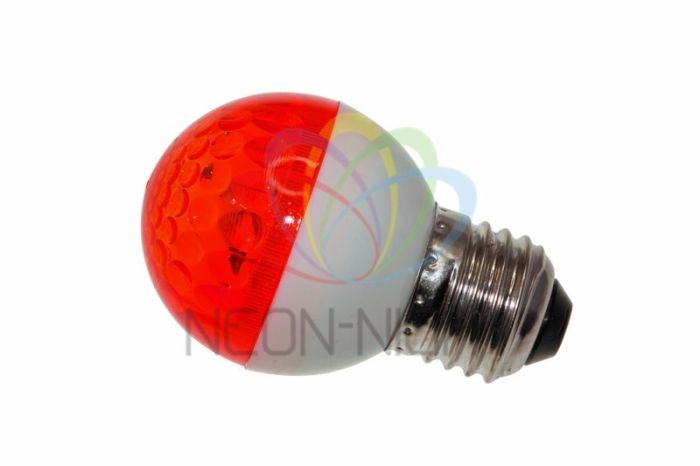 NEON-NIGHT Лампа строб E27, D50mm, красная