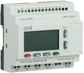 IEK ONI Логическое реле PLR-S. CPU1004(R) 220В AC с экраном