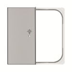 ABB SKY Серебристая Клавиша двойная левая free@home освещение ABB SKY Серебристая Клавиша двойная левая free@home освещение