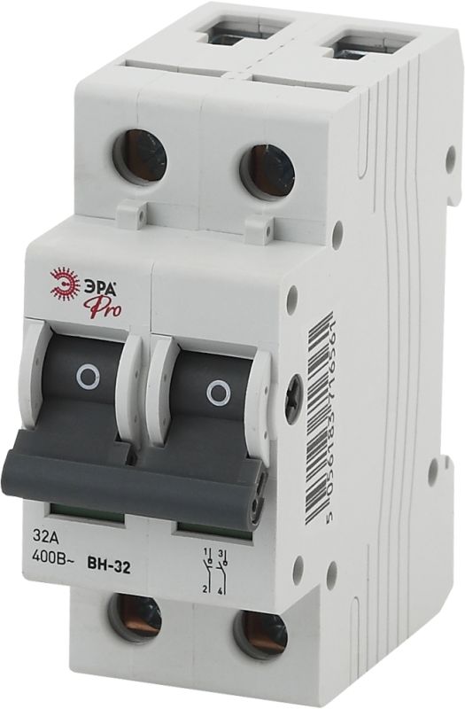 ЭРА NO-902-92 Pro Выключатель нагрузки ВН-32 2P 32A