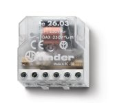 Finder Шаговое электромеханическое реле; 1NO+1NC 10А, 2 состояния; контакты AgNi; питание 48В АC; монтаж в коробке; степень защиты IP20