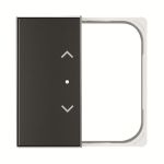 ABB SKY Черный бархат Клавиша двойная жалюзийная free@home ABB SKY Черный бархат Клавиша двойная жалюзийная free@home