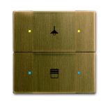 ABB Династия 6126/02-840-500 Сенсор 2/4-клавишный, латунь античная ABB Династия 6126/02-840-500 Сенсор 2/4-клавишный, латунь античная