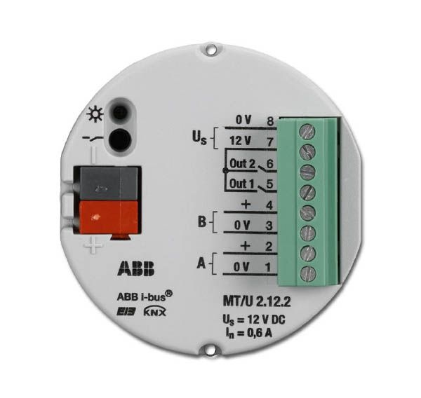 ABB KNX Терминал для датчиков безопасности 2-х канальный, MT/U 2.12.2