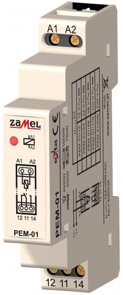 Zamel Контактор модульный 16А кат.230VAC 1НО+1НЗ на DIN рейку