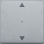 SE Merten KNX\EIB SM Алюминий Клавиша для модуля 1-кнопочного выключателя с символами ВВ/ВН, 1/0