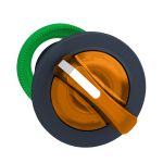 SE Головка переключателя, с подсветкой, фиксация, оранжевая, 2 положения, утопл.