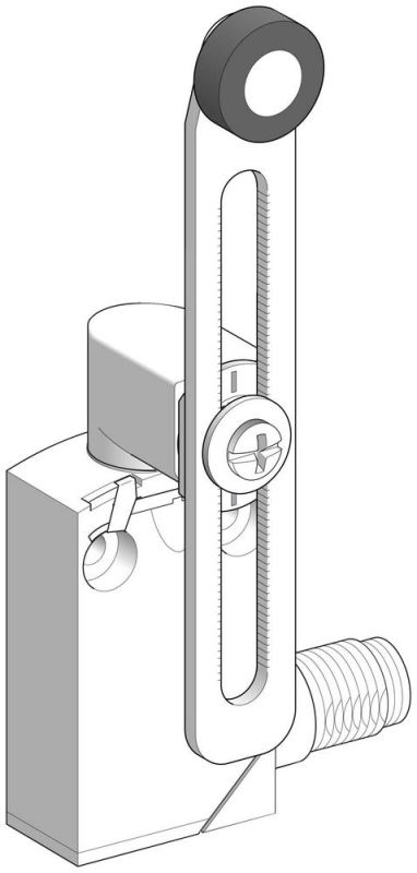SE Выключатель концевой ролик с регулируемой длинной XCMD2145C12