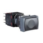 SE XB4 Кнопка с возвратом 16мм черная квадратная