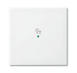ABB Basic 55 Альпийский белый Клавиша одинарная free@home, светорегулятор ABB Basic 55 Альпийский белый Клавиша одинарная free@home, светорегулятор