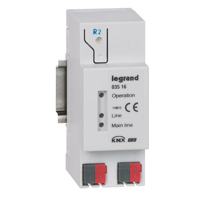 Legrand KNX Линейный/зонный соединитель. DIN 1 модуль.