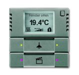 ABB 6128/28-803-500 Терморегулятор KNX с дисплеем и сенсором, 2/4-клавишный, метеор ABB 6128/28-803-500 Терморегулятор KNX с дисплеем и сенсором, 2/4-клавишный, метеор