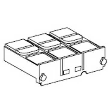 SE Compact NSX Заглушка короткая клеммная для 4P (NSX100/250)