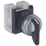 Legrand Osmoz Тумблер в сборе 3 положения с возвратом к средней точке чёрный