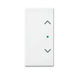 ABB Basic 55 Альпийский белый Клавиша двойная free@home, жалюзи ABB Basic 55 Альпийский белый Клавиша двойная free@home, жалюзи