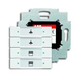 ABB KNX Альпийский Белый Сенсор 4-х клавишный, с коплером ABB KNX Альпийский Белый Сенсор 4-х клавишный, с коплером