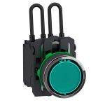 SE КН.С ПОДС.,С ЛАМПОЙ ТЕСТ, 24В, ЗЕЛ.,ПЛ